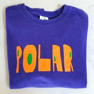 Purple Polar Skate Co Crew Neck Sweatshirt